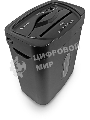 Шредер ГЕЛЕОС УМ22-4 DIN P-4 (4 ур-нь секр.), фрагмент 4х35мм, 14 лист (70г/м2), CD/пл.карты/скрепки/скобы, 22 литра