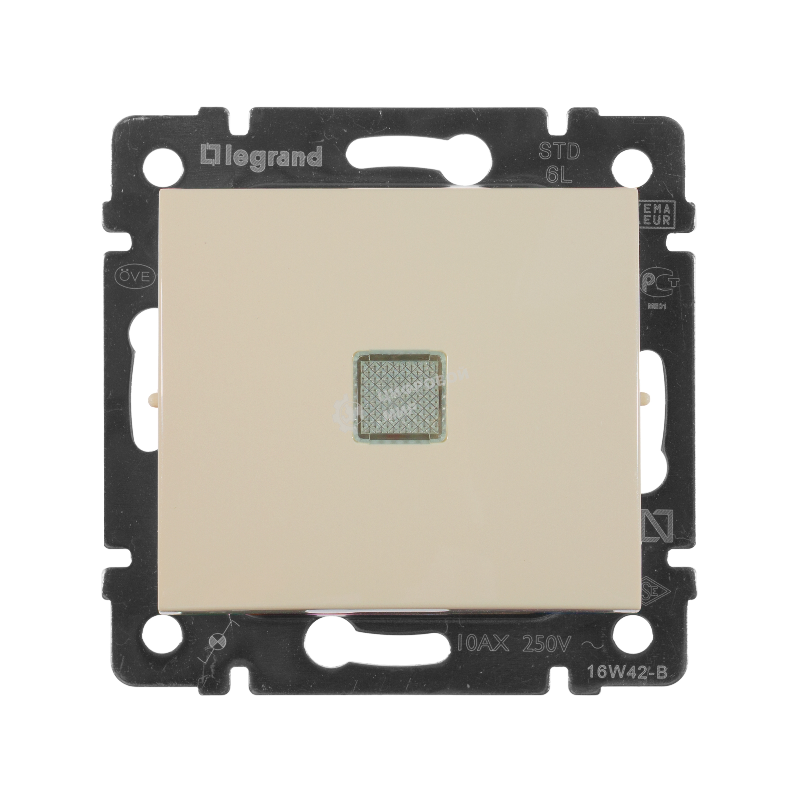 Переключатель Legrand 774326 Valena 2напр 10A с подсв, сл. кость