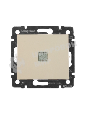 Переключатель Legrand 774326 Valena 2напр 10A с подсв, сл. кость