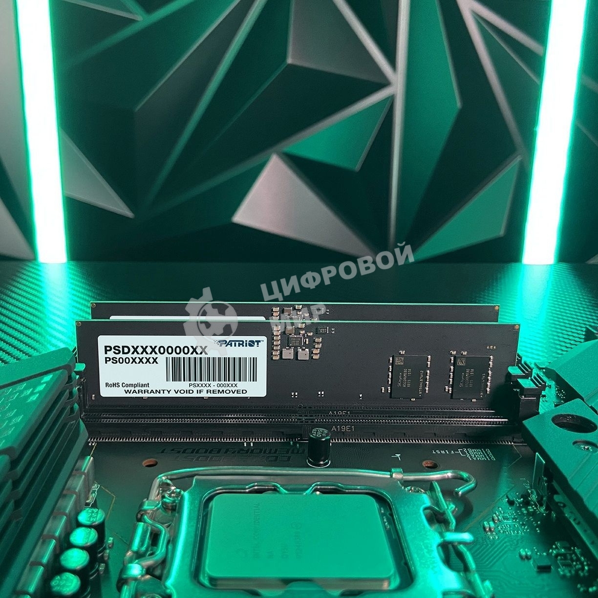 Оперативная память Patriot Signature, DDR5, 16GB (1x16 GB), 5600 MHz, CL46, DIMM