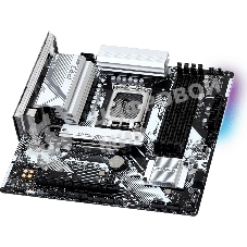 Материнская плата ASRock B760M Pro RS, Micro-ATX, LGA 1700, Intel B760, 4xDDR5, 4xSATA, 3xM.2, 1xPCI-E 5.0 x16, 1xPCI-E 3.0 x4, 1xHDMI, 1xDP, 1x 2.5Gb LAN, 3xUSB 3.2 Gen 1, 2xUSB 2.0, 3x3.5 мм, 7.1, ATX