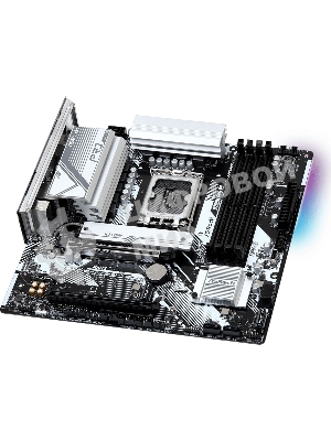 Материнская плата ASRock B760M Pro RS, Micro-ATX, LGA 1700, Intel B760, 4xDDR5, 4xSATA, 3xM.2, 1xPCI-E 5.0 x16, 1xPCI-E 3.0 x4, 1xHDMI, 1xDP, 1x 2.5Gb LAN, 3xUSB 3.2 Gen 1, 2xUSB 2.0, 3x3.5 мм, 7.1, ATX