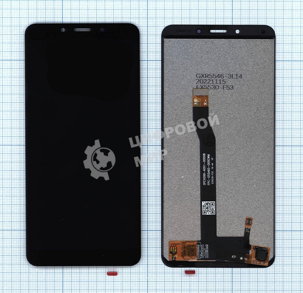 Дисплей для Xiaomi Redmi 6, Redmi 6A в сборе с тачскрином (copy) черный