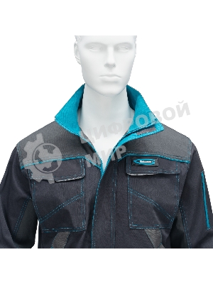 Куртка профессиональная рабочая, 97% хлопок 3% спандекс, XXXL Gross