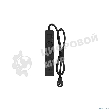 Удлинитель с USB зарядкой Harper UCH-430 черный PD3.0