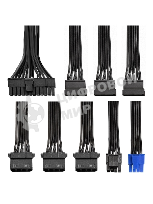 Блок питания ExeGate 400PPH-LT-OEM, 400W, 80 PLUS, (ATX, APFC, SC, КПД 82% (80 PLUS), 12cm fan, 24pin, (4+4)pin, PCI-E, 3xSATA, 3xIDE, черный, кабель 220V 1,8м с защитой от выдергивания, RTL)