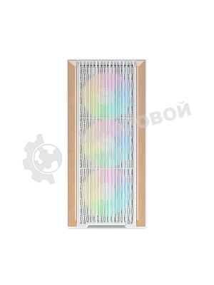 Компьютерный корпус без блока питания SAMA Z60 белый, Midi-Tower, TG, 4x140мм ARGb, 2xUSB 3.0 + 1xUSB 3.1 Type-C, E-ATX, ATX, mATX, mITX белый