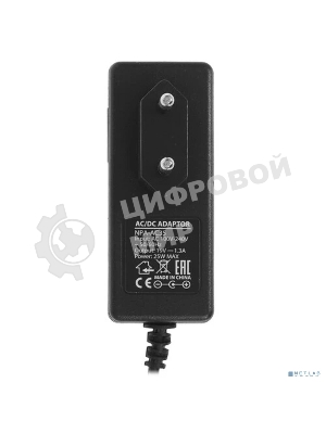 Блок питания Gembird NPA-AC35, 19В/1.3А, 25Вт, 1 штекер 6.5х4.4мм для мониторов LG, черный