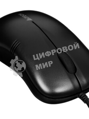 Мышь проводная A4Tech OP-560NUS черный, 1200 dpi, USB, кнопки - 3