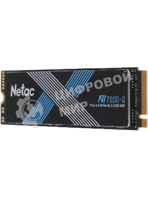 Накопитель SSD Netac NV7000-Q, 1Tb, M.2 2280, PCIe 4.0 x4, NVMe, R/W 7100/6200, с радиатором