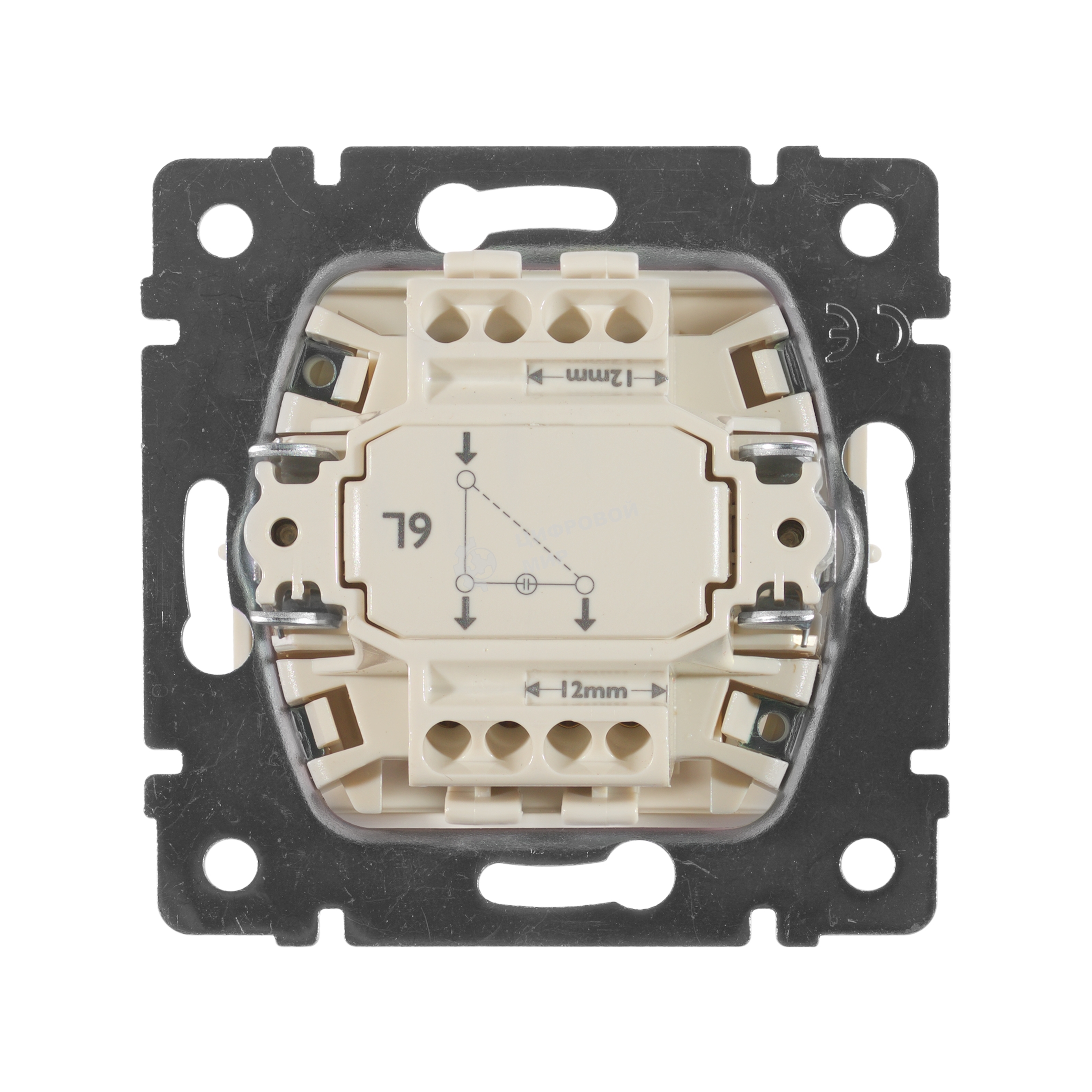 Переключатель Legrand 774326 Valena 2напр 10A с подсв, сл. кость