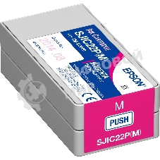 Картридж струйный SJIC22P(M): INK CARTRIDGE FOR TM-C3500 пурпурный