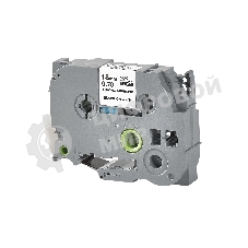 Кассета с лентой S'OK by Sakura Printing TZES241 для Brother, черный на белом, 18мм/8м, наклейка