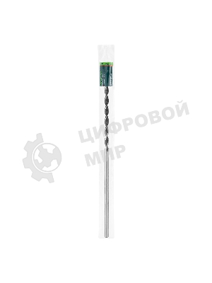 Сверло по дереву Сибртех, 12х500 мм, цилиндрический хвостовик