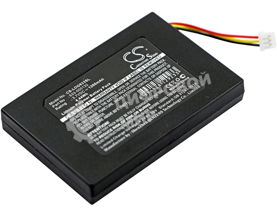Аккумулятор CameronSino CS-LOG933SL для Logitech G933, G533 3.7V 1200mAh / 4.44Wh