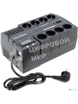 Источник бесперебойного питания CyberPower BR1200ELCD 1200VA/720W USB/RJ11/45 (4+4 EURO)