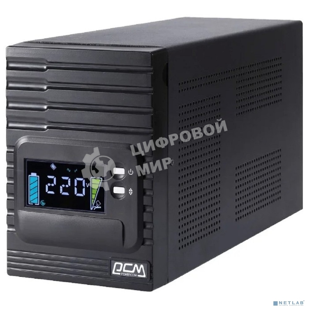 Источник бесперебойного питания Powercom Smart King Pro+ SPT-1500-II LCD 1200Вт 1500ВА черный