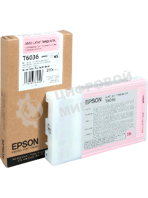 Картридж струйный Epson C13T603600 светло-пурпурный для Epson St Pro 7880/9880 (220мл)