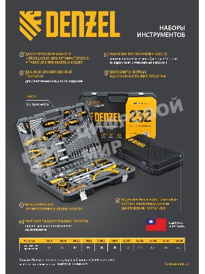 Набор инструментов Denzel 1/2