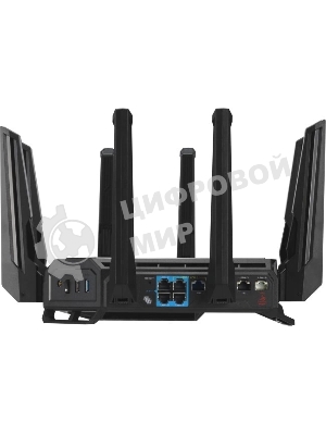 Маршрутизатор ASUS GT-BE19000, черный/красный, 90IG0850-MO9A0V