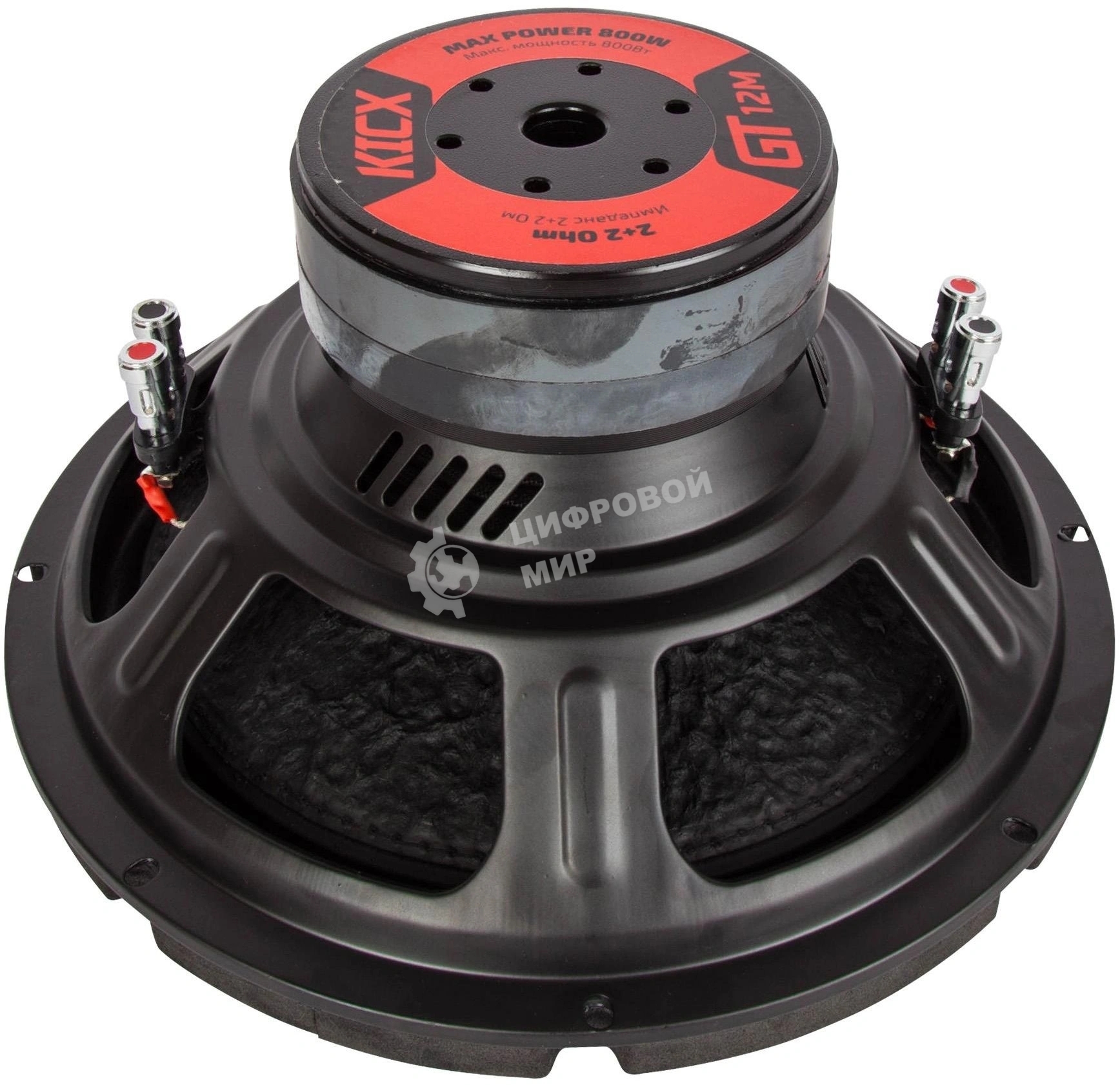 Сабвуфер автомобильный Kicx GT-12M 500Вт пассивный (30см/12
