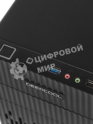 Компьютерный корпус MiniTower Deepcool MATREXX 30 SI черный mATX без БП (DP-MATX-MATREXX30-SI)