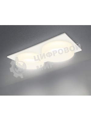 Светильник Ambrella light TN1317/2 SWH/FR белый песок/белый матовый GU5.3 182*92*45