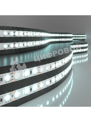 Лента светодиодная 2835 12V 120Led 9,6W IP20 / 120Led 9,6W IP20 6500K холодный белый