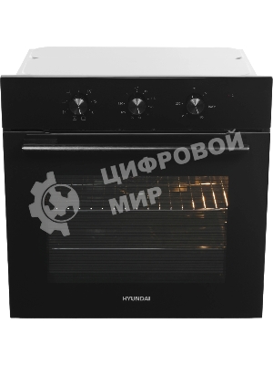 Духовой шкаф Электрический Hyundai HEO 66412 BG черный