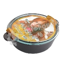 Жаровня МАРУСЯ 3326ж со стекл. крышкой д.26см а/п литая 3л. 26см. со стекл. крышкой. Серия СТАНДАРТ литая алюминиевая посуда с антипригарным покрытием, толщина стенок 4,5 мм, толщина дна 6мм.