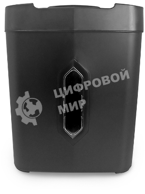 Шредер ГЕЛЕОС УМ22-4 DIN P-4 (4 ур-нь секр.), фрагмент 4х35мм, 14 лист (70г/м2), CD/пл.карты/скрепки/скобы, 22 литра