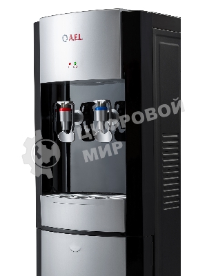 Кулер для воды AEL LD-AEL-28, верхняя загрузка, нагрев 90 °С, охлаждение 15 °С, черный/серебристый