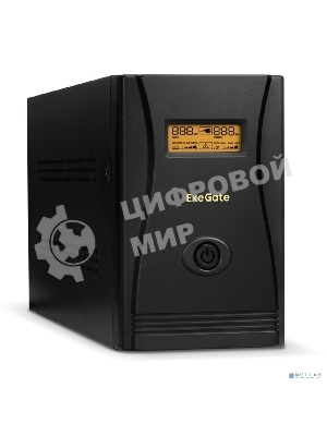 Источник бесперебойного питания ExeGate EX292637RUS SpecialPro Smart LLB-3000.LCD.AVR.2SH.4C13.RJ.USB 3000VA/1800W, LCD, AVR,2*Schuko+4*C13,RJ45/11,USB, металлический корпус, черный