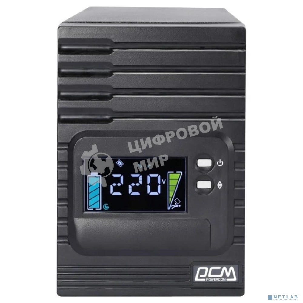 Источник бесперебойного питания Powercom Smart King Pro+ SPT-1500-II LCD 1200Вт 1500ВА черный