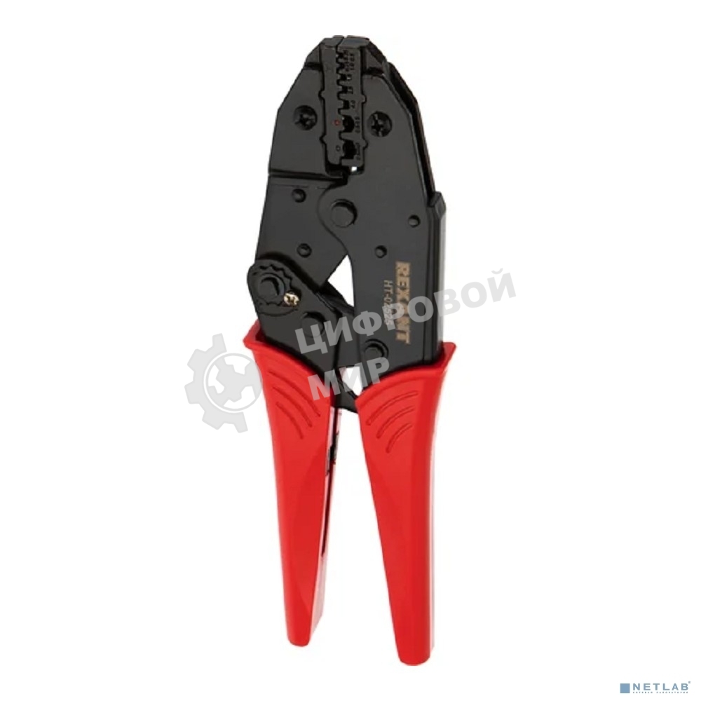 Кримпер комбинированный Rexant для обжима изолированных и штыревых наконечников 0.5 - 2.5 мм² (HT-02525)