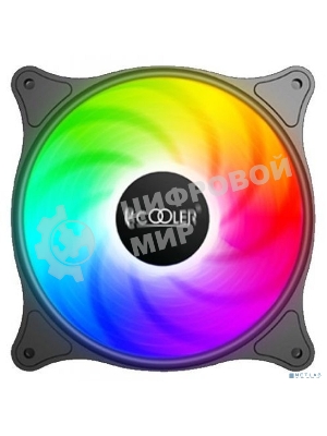 Вентилятор для корпуса PCCooler FX-120-3 черный, 120 мм, 1200 об/мин, 18 дБ, 3 pin