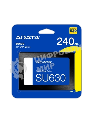 Накопитель SSD ADATA SU630, 240Gb, SATA III, 2.5