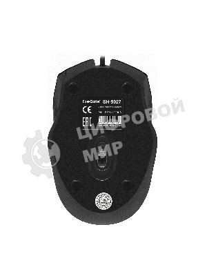 Мышь проводная ExeGate Professional Standard SH-9027 черный, 1000 dpi, USB, кнопки - 3