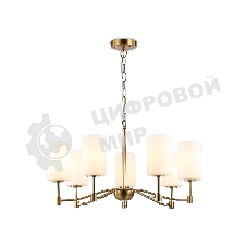 Люстра Ambrella light LH56053/7 BS/FR латунь/белый матовый E14*7 max 40W D680*950