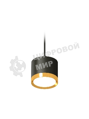 Светильник Ambrella Light XP8111012 SBK/PYG черный песок/золото желтое полированное GX53 (A2333, C8111, N8124)