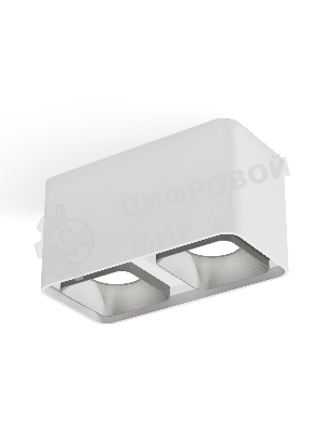 Светильник Ambrella Light XS7850003 SWH/SSL белый песок/серебро песок MR16 GU5.3 (C7850, N7703)