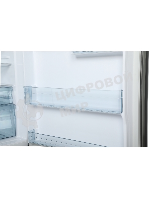 Холодильник Hitachi R-V660PUC7-1 BSL серебристый бриллиант двухкамерный инвертер 405/145л морозилка сверху, No Frost