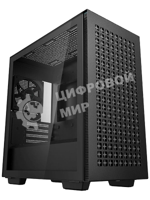 Компьютерный корпус Deepcool CH370 черный без БП mATX 1x120мм 1xUSB 2.0 1xUSB 3.0 audio bott PSU