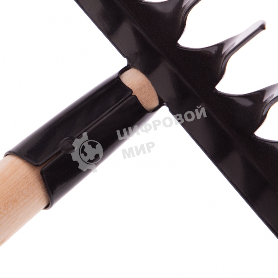 Грабли Сибртех 14-зубые, 350 мм, с черенком, витые