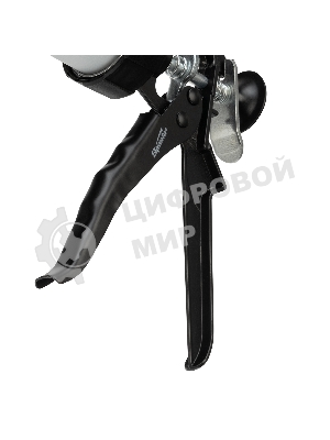 Пистолет для герметика Sparta 400мл ''закрытый'' алюминиевый корпус круглый шток 8 мм