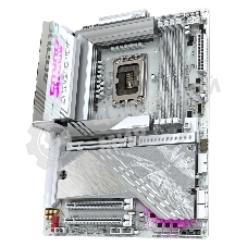 Материнская плата Gigabyte Z890 AORUS ELITE X ICE, LGA 1851, Intel Z890, 4xDDR5, 4xSATA, 5xM.2, 1xPCIe 5.0 x16, 1xPCIe 4.0 x4, 1xPCIe 4.0 x1, 1x 2.5Gb LAN, 4xUSB-A 3.2 Gen 1, 2xUSB-A 3.2 Gen 2, 4xUSB-A 2.0, 1xUSB-C (Thunderbolt 4), 2x3.5 мм, 7.1, ATX