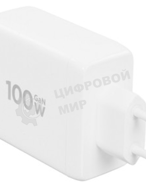 Зарядное устройство Cablexpert MP3A-PC-66 100Вт GaN, 5A, QC5.0/PD, 3xType-C, 1xUSB, белый, коробка