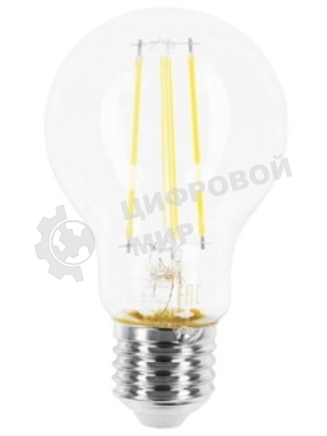 Лампа cветодиодная Gauss Filament А60 12W 1250lm 4100К Е27 LED 1/10/40