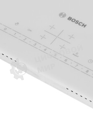 Индукционная варочная панель Bosch PUE612BB1J, 60 см, индукция,сенсорное управление, белый