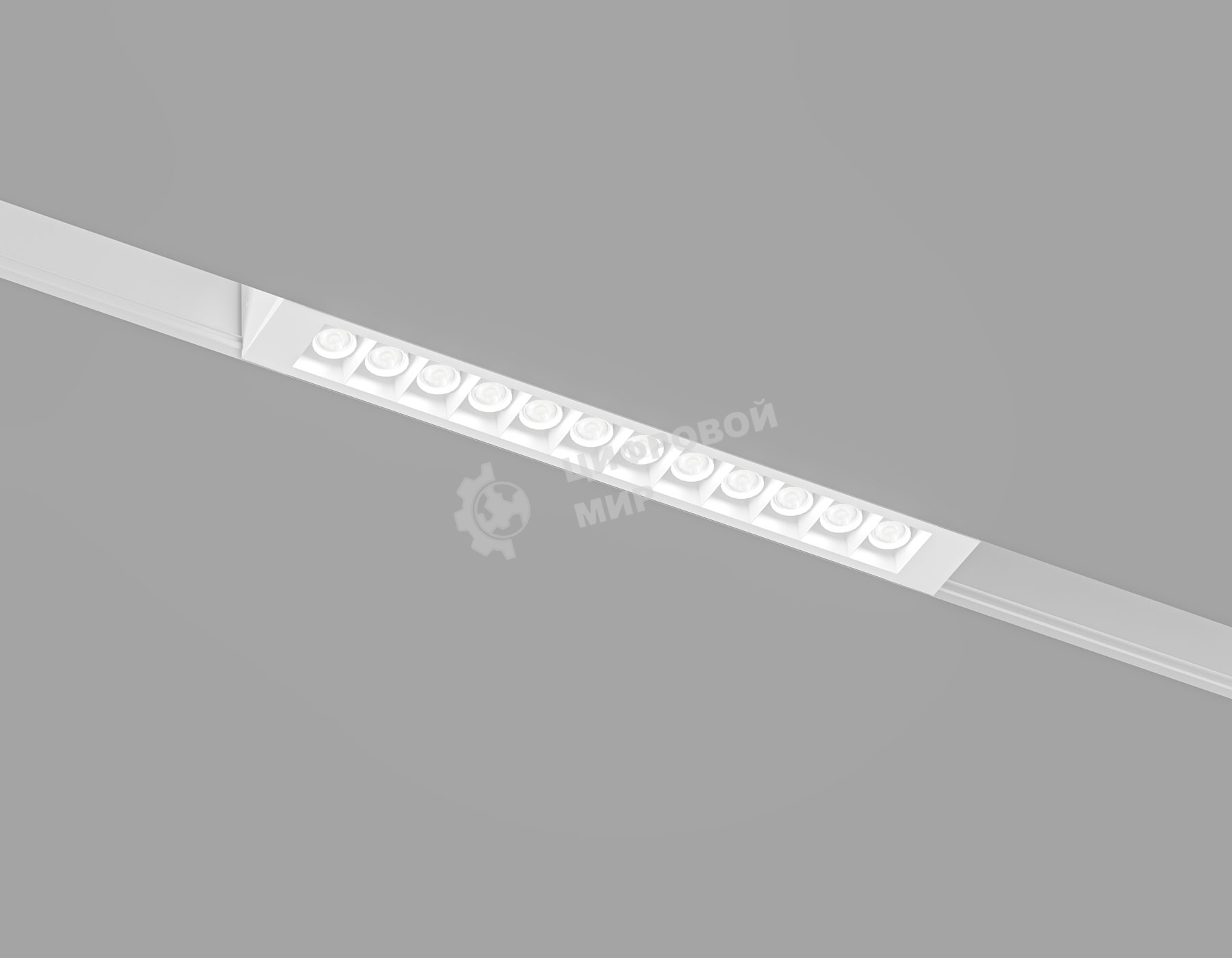Трековый линейный светильник Ambrella light GL8070 WH белый IP20 9W 3000-6000K 220V 24° 220*25*41